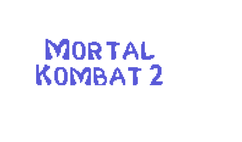 Mortal Kombat 2 Font Download