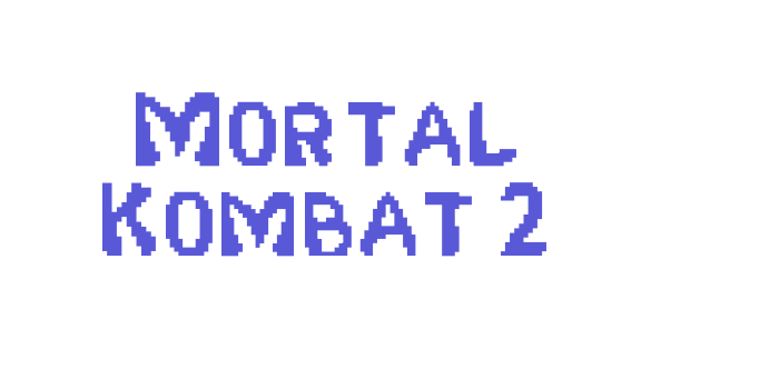 Mortal Kombat 2 Font Download