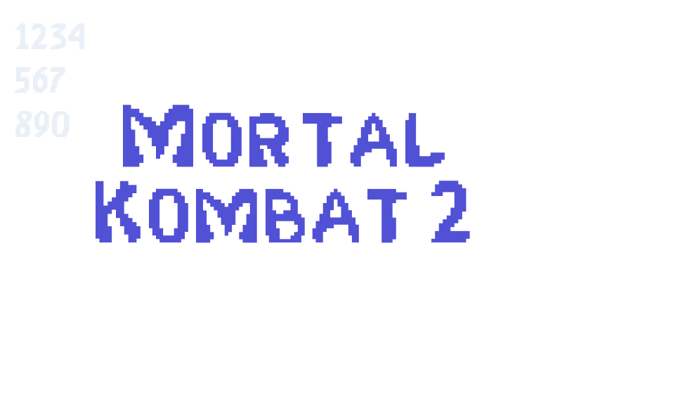 Mortal Kombat 2-font-download