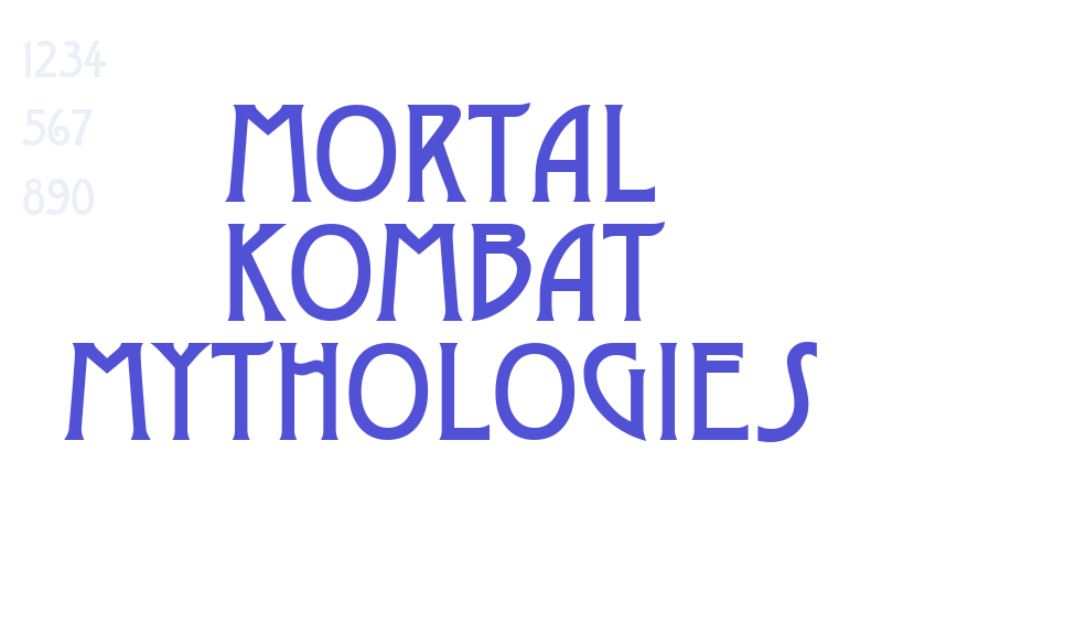 Mortal Kombat Mythologies-font-download