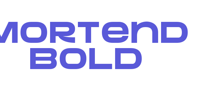 Mortend Bold Font