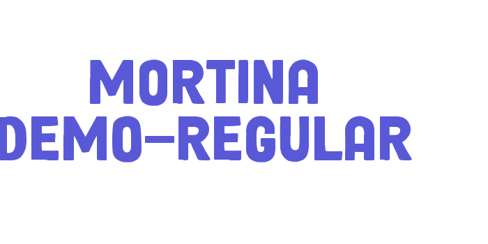 Mortina DEMO-Regular Font Download