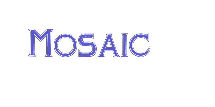 Mosaic Font Download