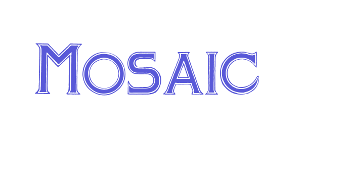 Mosaic Font