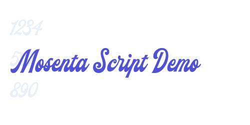Mosenta Script Demo-font-download