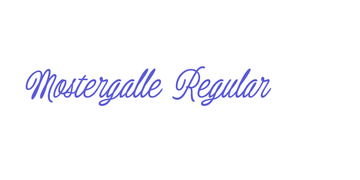 Mostergalle Regular Font Download