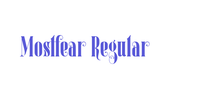 Mostfear Regular Font Download