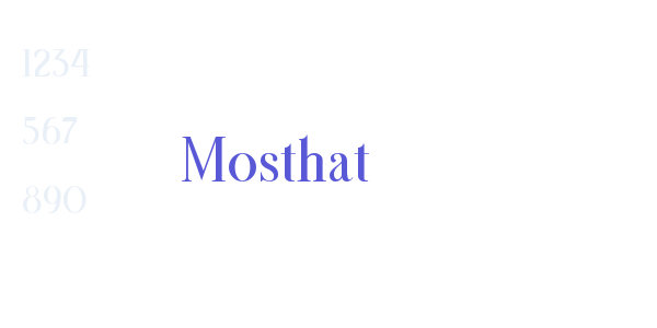 Mosthat font free