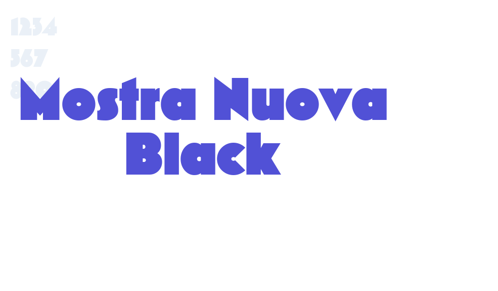 Mostra Nuova Black-font-download