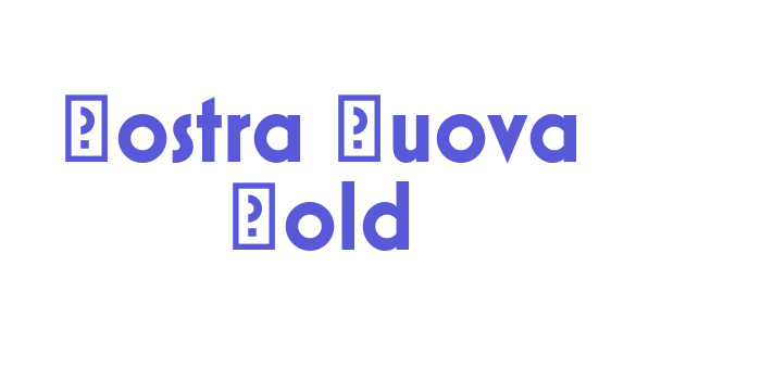 Mostra Nuova Bold Font Download