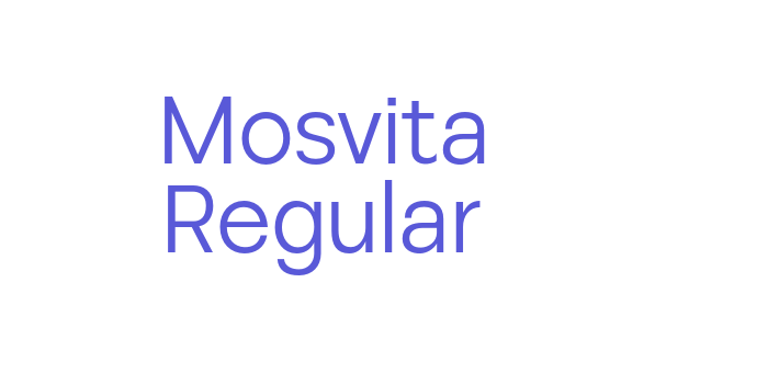 Mosvita Regular Font Download