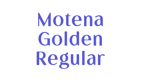 Motena Golden Regular Font Download