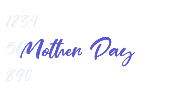 Mother Day font free