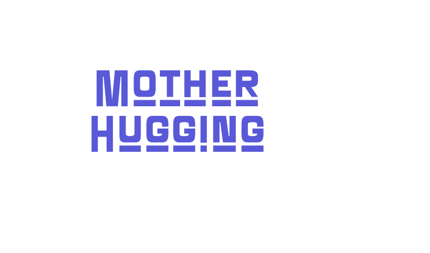 Mother Hugging Font