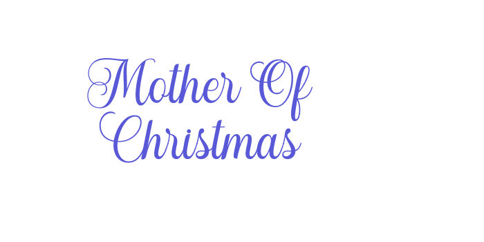 Mother Of Christmas Font Download