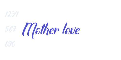 Mother love-font-download