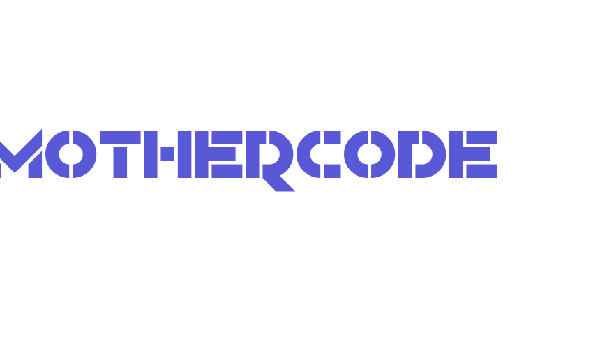 Mothercode Font Download