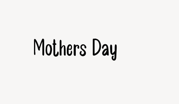 Mothers Day Font