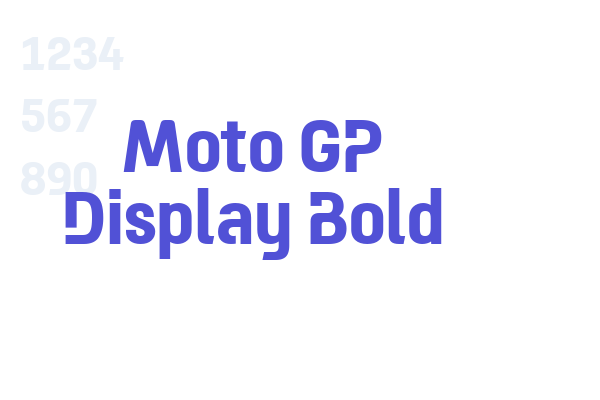 Moto GP Display Bold