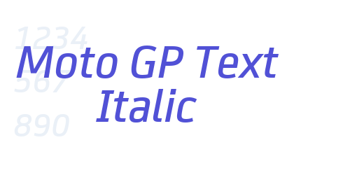 Moto GP Text Italic-font-download
