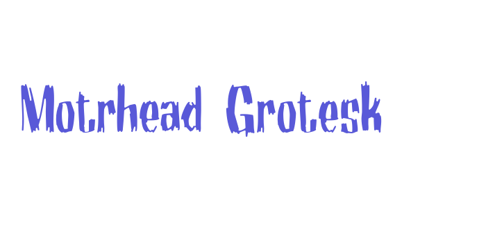 Motrhead Grotesk Font Download