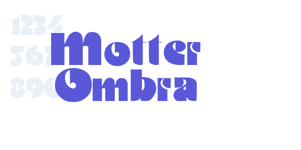 Motter Ombra font free