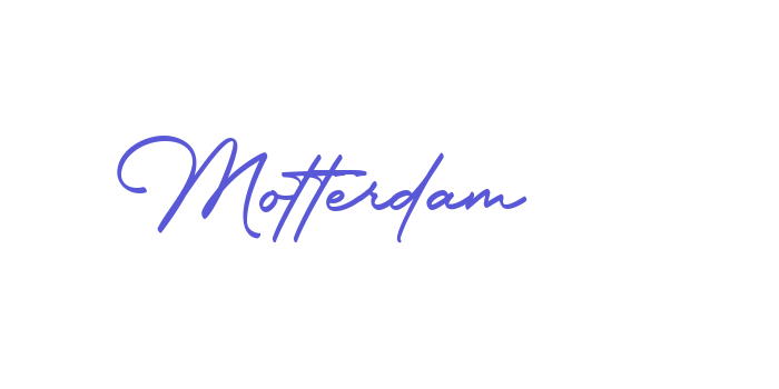 Motterdam Font Download