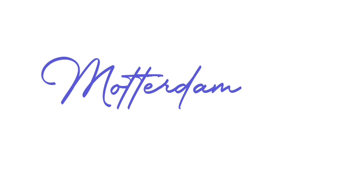 Motterdam Font