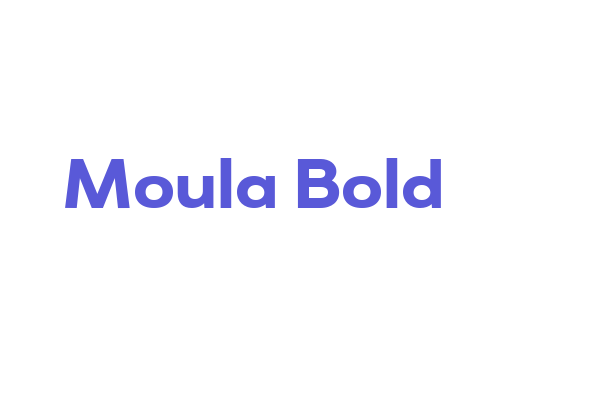 Moula Bold Font