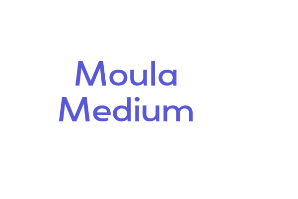 Moula Medium Font