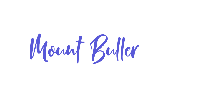 Mount Buller Font