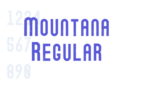 Mountana Regular Font