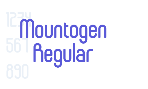 Mountogen Regular Font Download