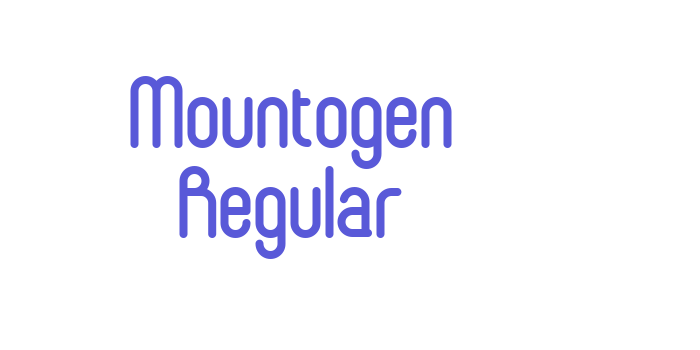 Mountogen Regular Font