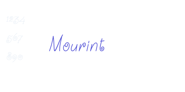 Mourint font free