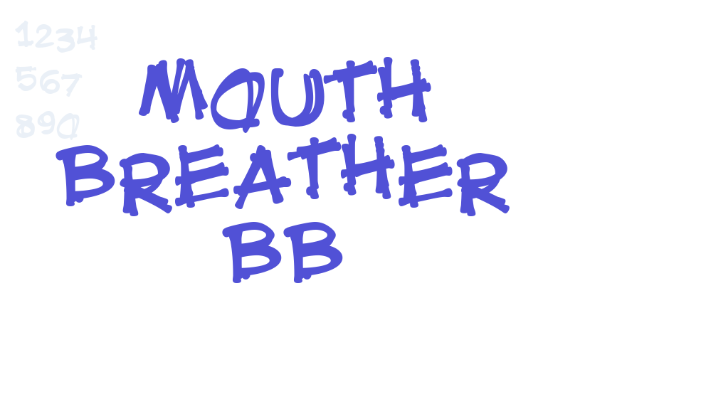 Mouth Breather BB-font-download