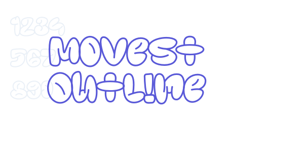 Movest Outline font