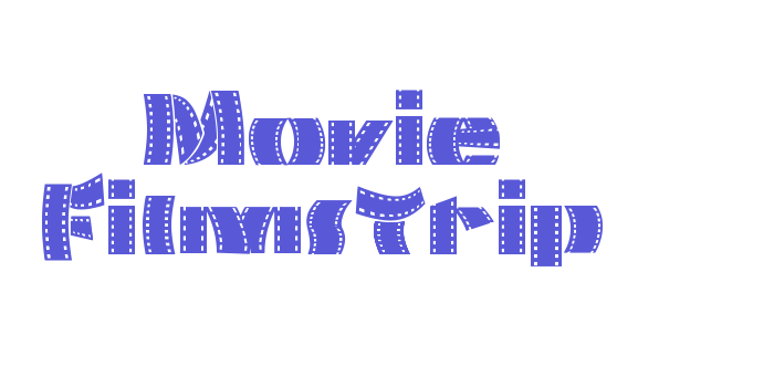 Movie Filmstrip Font Download