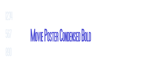 Movie Poster Condensed Bold-font-download