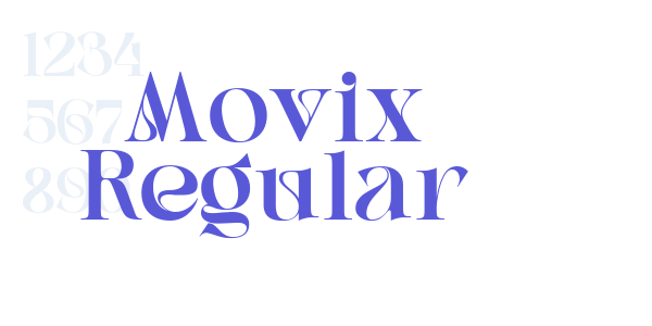 Movix Regular font free