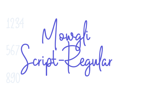 Mowgli Script-Regular Font Download