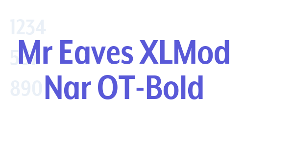 Mr Eaves XLMod Nar OT-Bold font free