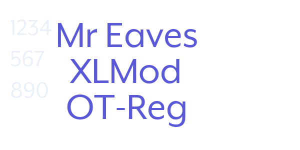 Mr Eaves XLMod OT-Reg font free