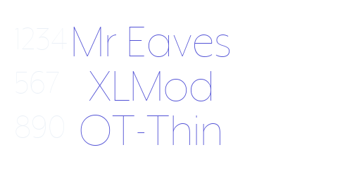 Mr Eaves XLMod OT-Thin-font-download