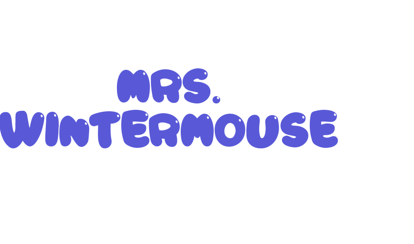 Mrs. Wintermouse Font Download