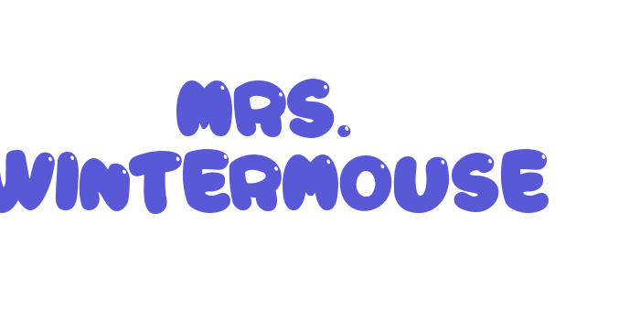 Mrs. Wintermouse Font Download