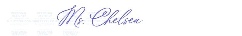 Ms. Chelsea font download