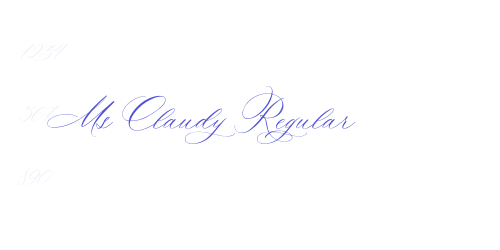 Ms Claudy Regular-font-download