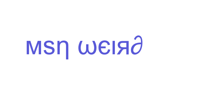 Msn Weird Font Download