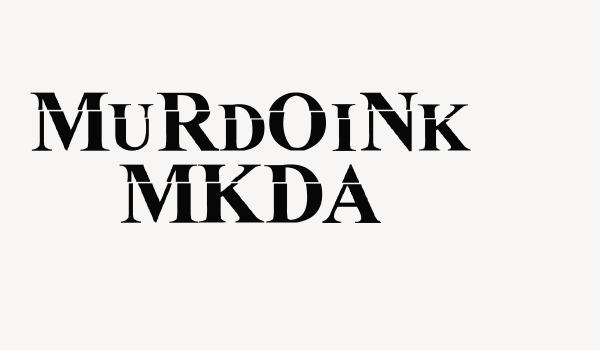 MuRdOiNk MKDA Font